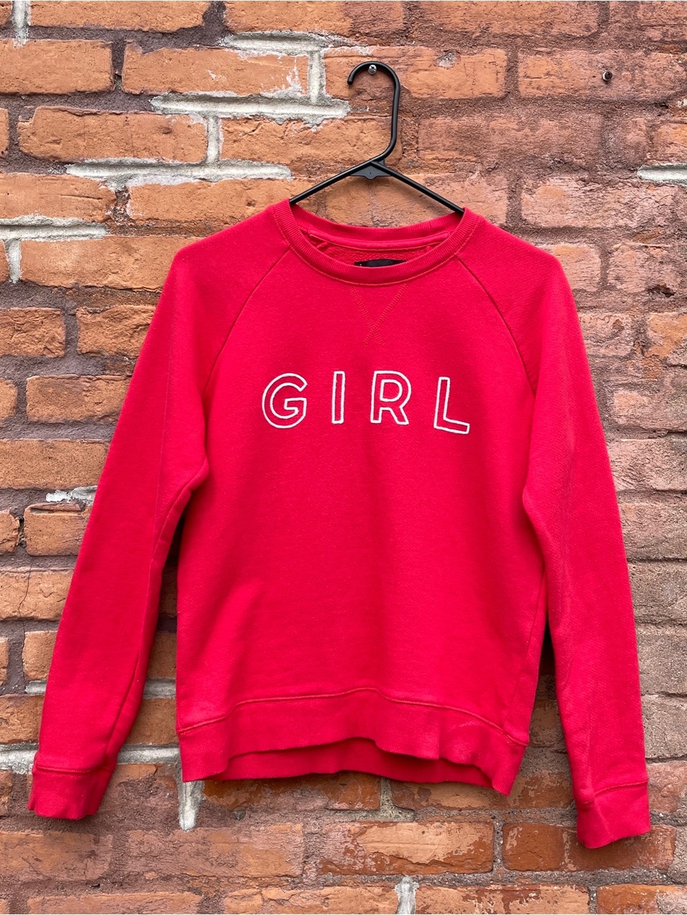 Lucky Brand Cotton Embroidered Sweatshirt